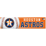 Houston Astros Bumper Strip 3" x 12"