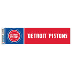 Detroit Pistons Bumper Strip 3" x 12"