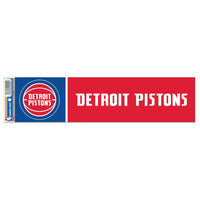 Detroit Pistons Bumper Strip 3" x 12"