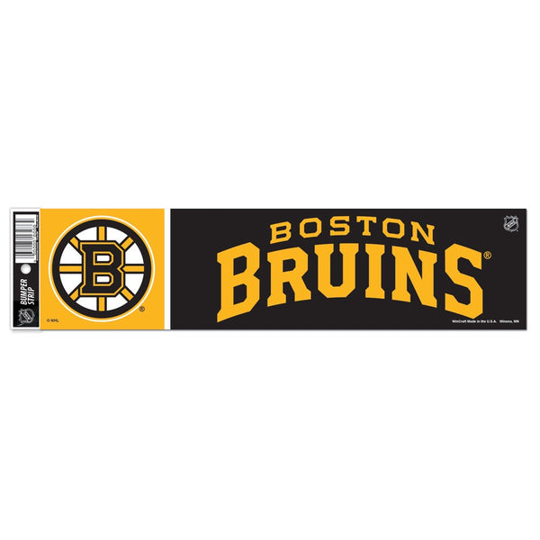 Boston Bruins Bumper Strip 3" x 12"