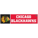 Chicago Blackhawks Bumper Strip 3" x 12"