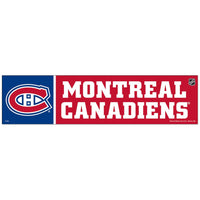 Montreal Canadiens Bumper Strip 3" x 12"