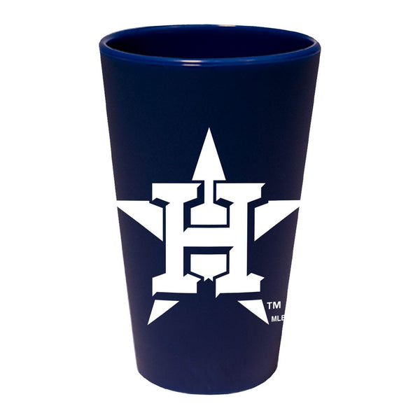 Houston Astros 16 oz Silicone Pint Glass