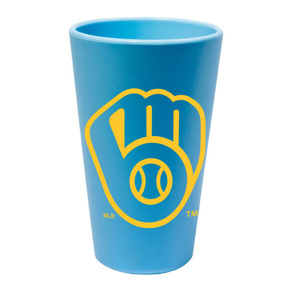 Milwaukee Brewers 16 oz Silicone Pint Glass