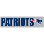New England Patriots Bumper Strip 3" x 12"