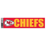 Kansas City Chiefs Bumper Strip 3" x 12"