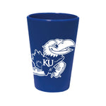 Kansas Jayhawks 1.5oz Silicone Shot Glass