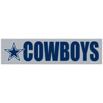 Dallas Cowboys Bumper Strip 3" x 12"