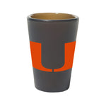 Miami Hurricanes 1.5oz Silicone Shot Glass