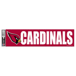 Arizona Cardinals Bumper Strip 3" x 12"