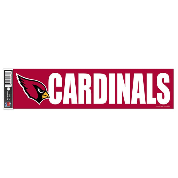 Arizona Cardinals Bumper Strip 3" x 12"