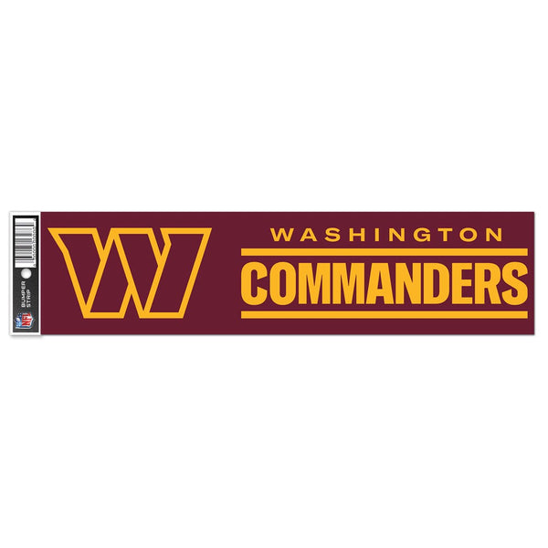 Washington Commanders Bumper Strip 3" x 12"