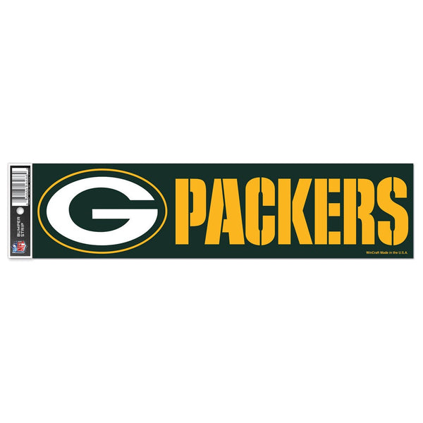 Green Bay Packers Bumper Strip 3" x 12"