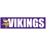 Minnesota Vikings Bumper Strip 3" x 12"