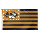 Missouri Tigers / Stars and Stripes NCAA Flag - Deluxe 3' X 5'