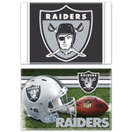 Las Vegas Raiders Rectangle Magnet, 2pack 2" x 3"