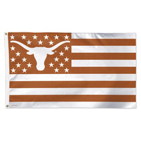 Texas Longhorns / Stars and Stripes NCAA Flag - Deluxe 3' X 5'