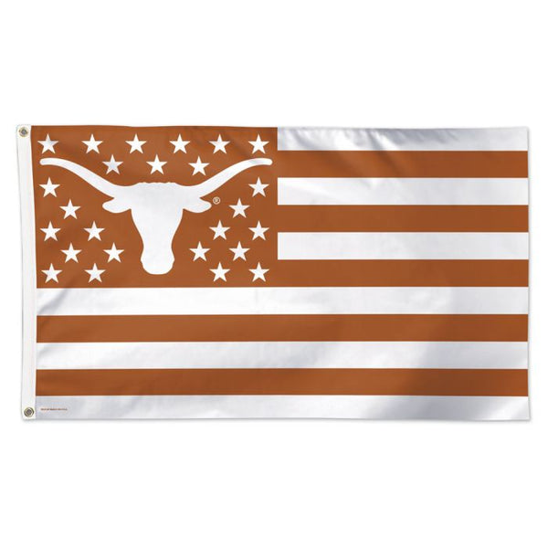 Texas Longhorns / Stars and Stripes NCAA Flag - Deluxe 3' X 5'