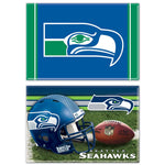 Seattle Seahawks Rectangle Magnet, 2pack 2" x 3"