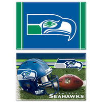 Seattle Seahawks Rectangle Magnet, 2pack 2" x 3"