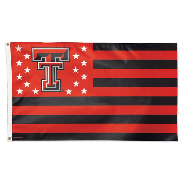 Wholesale-Texas Tech Red Raiders / Stars and Stripes NCAA Flag - Deluxe 3' X 5'