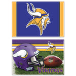 Minnesota Vikings Rectangle Magnet, 2pack 2" x 3"