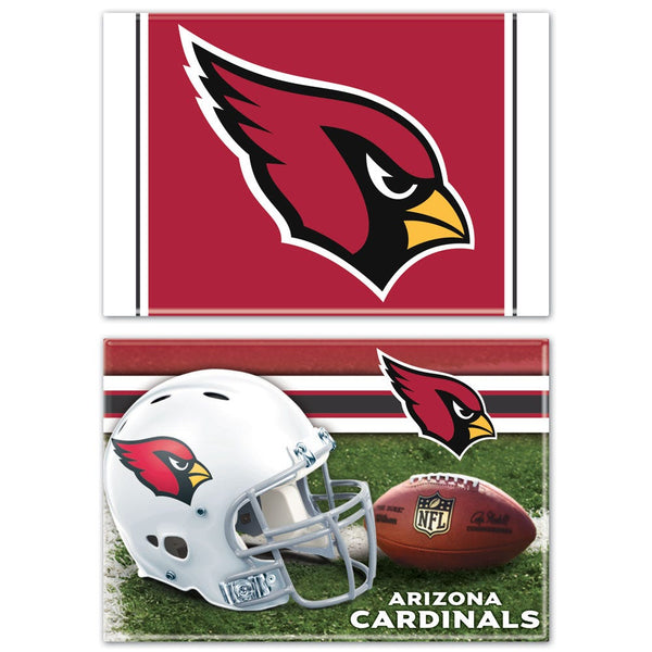 Arizona Cardinals Rectangle Magnet, 2pack 2" x 3"