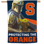 Wholesale-Syracuse Orange / Star Wars Mandalorian Vertical Flag 28" x 40"