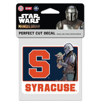 Wholesale-Syracuse Orange / Star Wars MANDALORIAN Perfect Cut Color Decal 4" x 4"