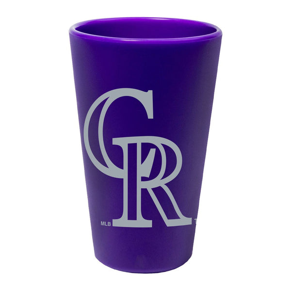 Colorado Rockies 16 oz Silicone Pint Glass