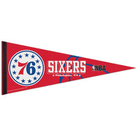 Philadelphia 76ers Classic Pennant, carded 12&quot; x 30&quot;