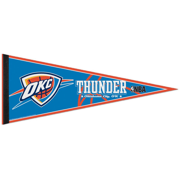 Oklahoma City Thunder Classic Pennant, carded 12&quot; x 30&quot;