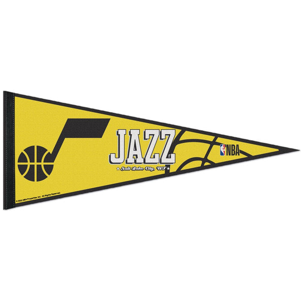 Utah Jazz Classic Pennant, carded 12&quot; x 30&quot;