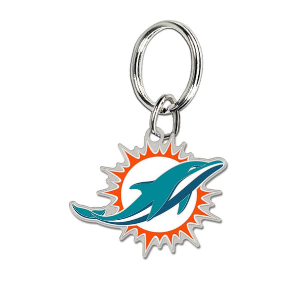 Miami Dolphins Cloisonne Key Ring Carded