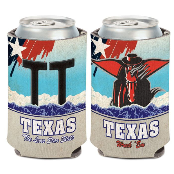 Wholesale-Texas Tech Red Raiders LICENSE PLATE Can Cooler 12 oz.