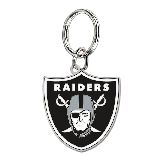 Las Vegas Raiders Cloisonne Key Ring Carded