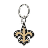 New Orleans Saints Cloisonne Key Ring Carded