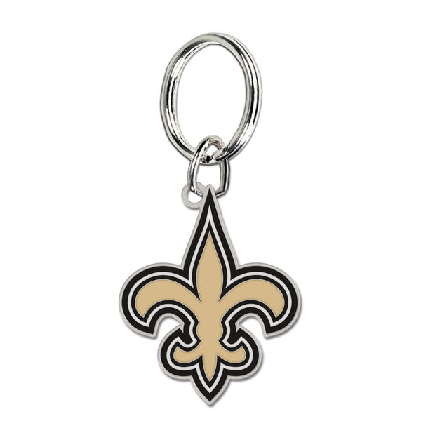 New Orleans Saints Cloisonne Key Ring Carded