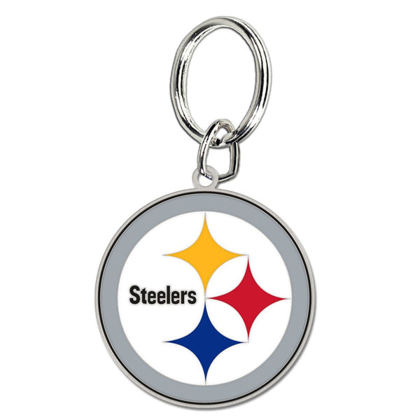 Pittsburgh Steelers Cloisonne Key Ring Carded