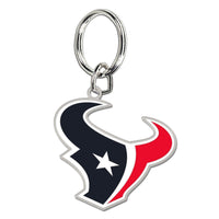 Houston Texans Cloisonne Key Ring Carded