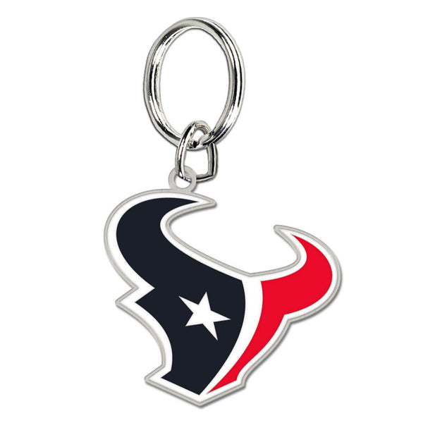 Houston Texans Cloisonne Key Ring Carded