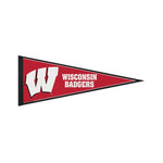 Wholesale-Wisconsin Badgers Classic Pennant, carded 12" x 30"