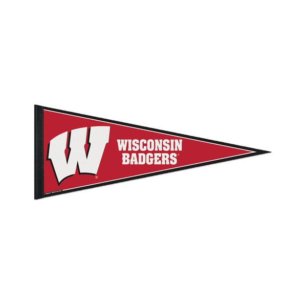 Wholesale-Wisconsin Badgers Classic Pennant, carded 12" x 30"