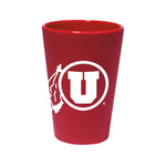 Utah Utes Red 1.5oz Silicone Shot Glass