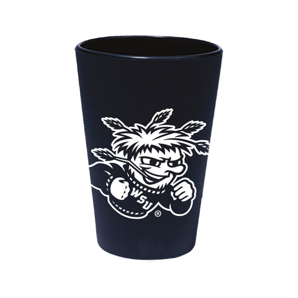 Wichita State Shockers Black 1.5oz Silicone Shot Glass