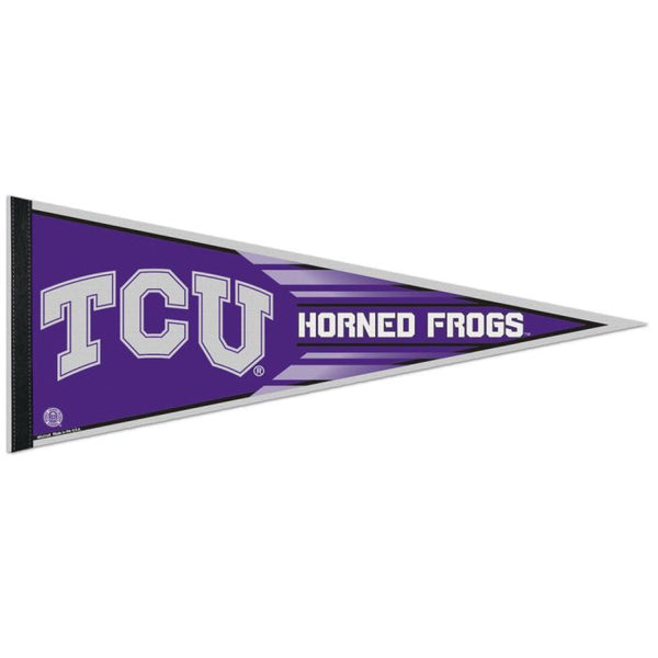 Wholesale-TCU Horned Frogs Classic Pennant, carded 12" x 30"