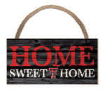 Wholesale-Texas Tech Red Raiders HOME SWEET HOME Wood Sign w/Rope 5" x 10"