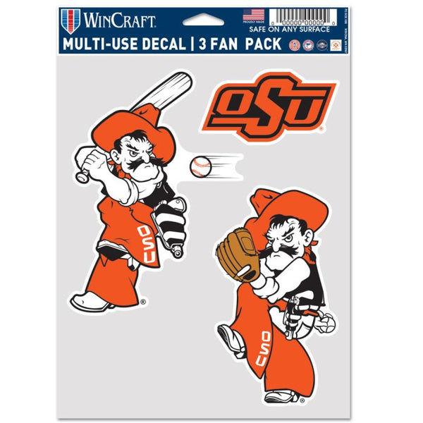 Wholesale-Oklahoma State Cowboys Multi Use 3 FAN PACK