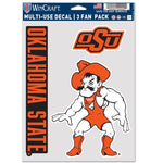 Wholesale-Oklahoma State Cowboys Multi Use 3 FAN PACK