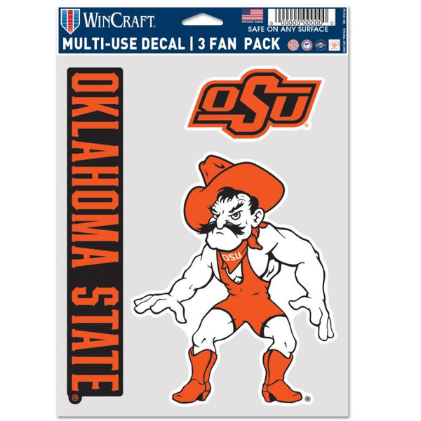 Wholesale-Oklahoma State Cowboys Multi Use 3 FAN PACK